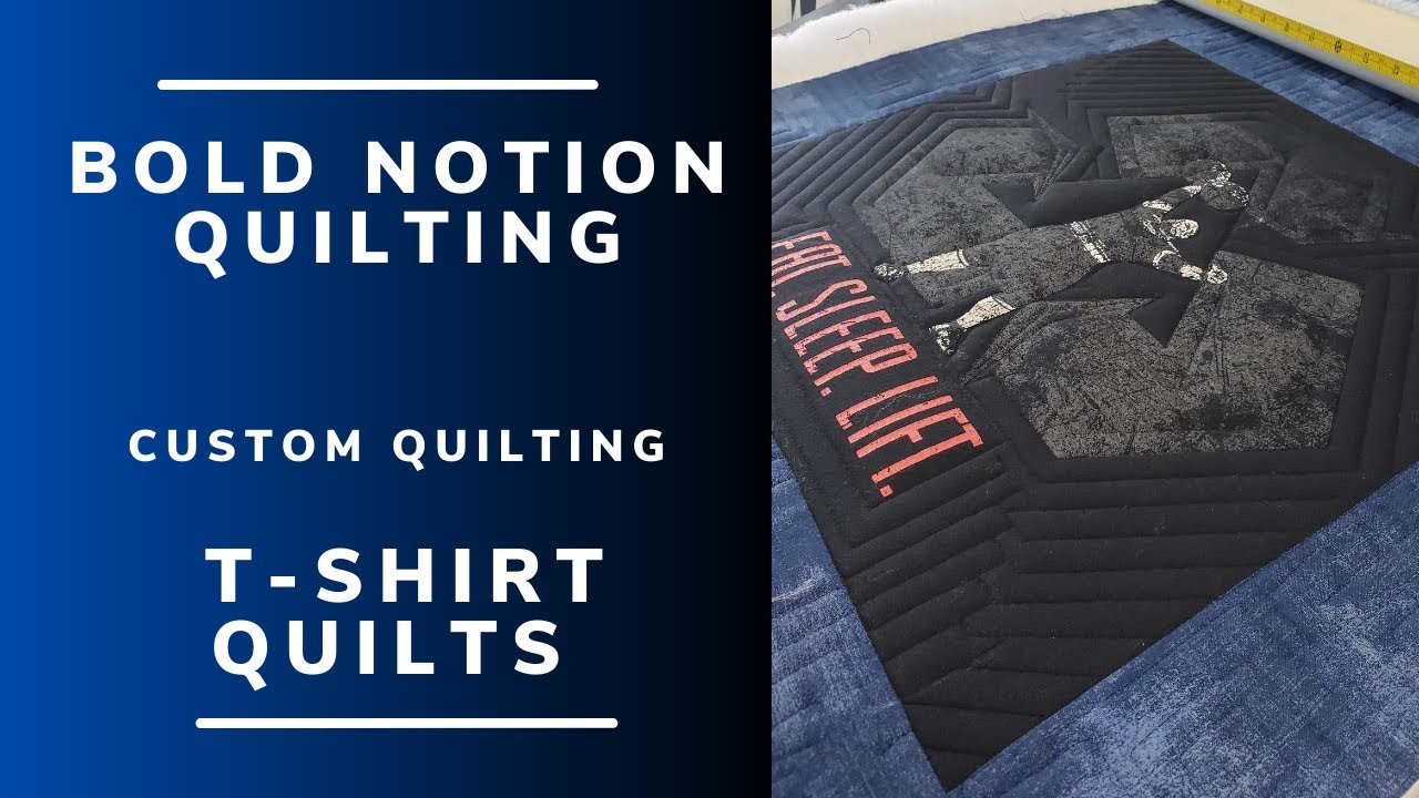 Memory Quilt Custom Quilting on the Fly