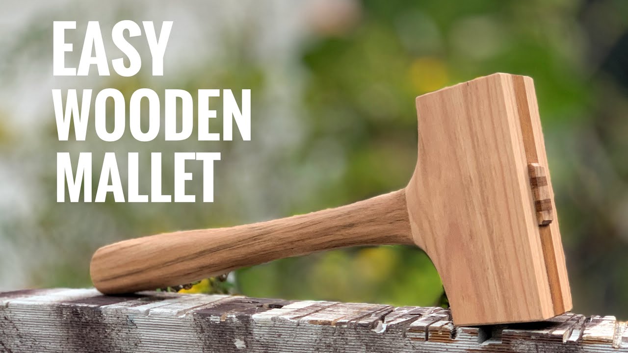 Making A Wooden Mallet // Easy Build // How To Make A Mallet For Woodworking // DIY From Scrap Wood