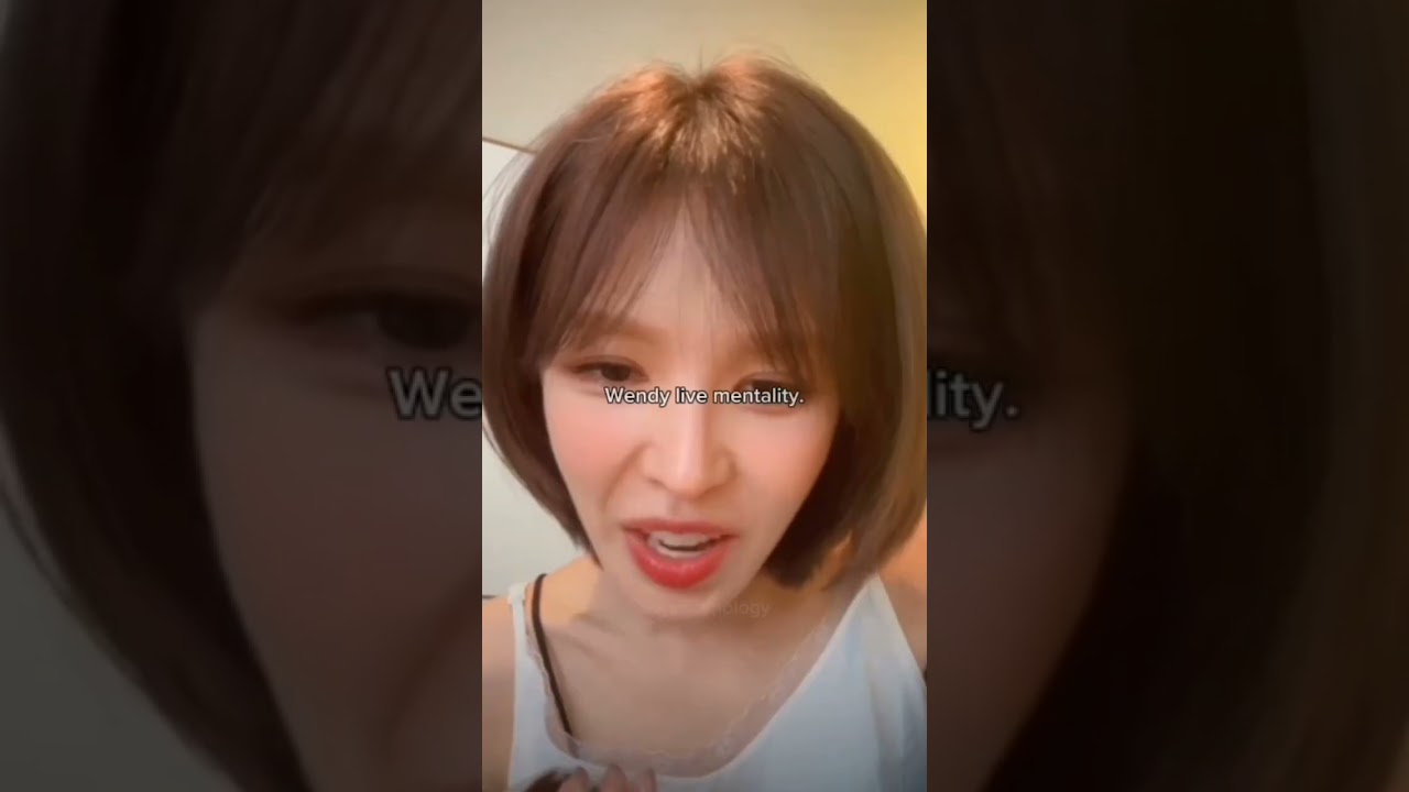 Mentality core unlocked 😭💙 #wendy #redvelvet #kpopfyp #funny