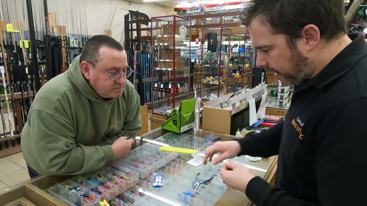 Ligne pour la pêche de carpe au coup par Maxime de chez Deconinck