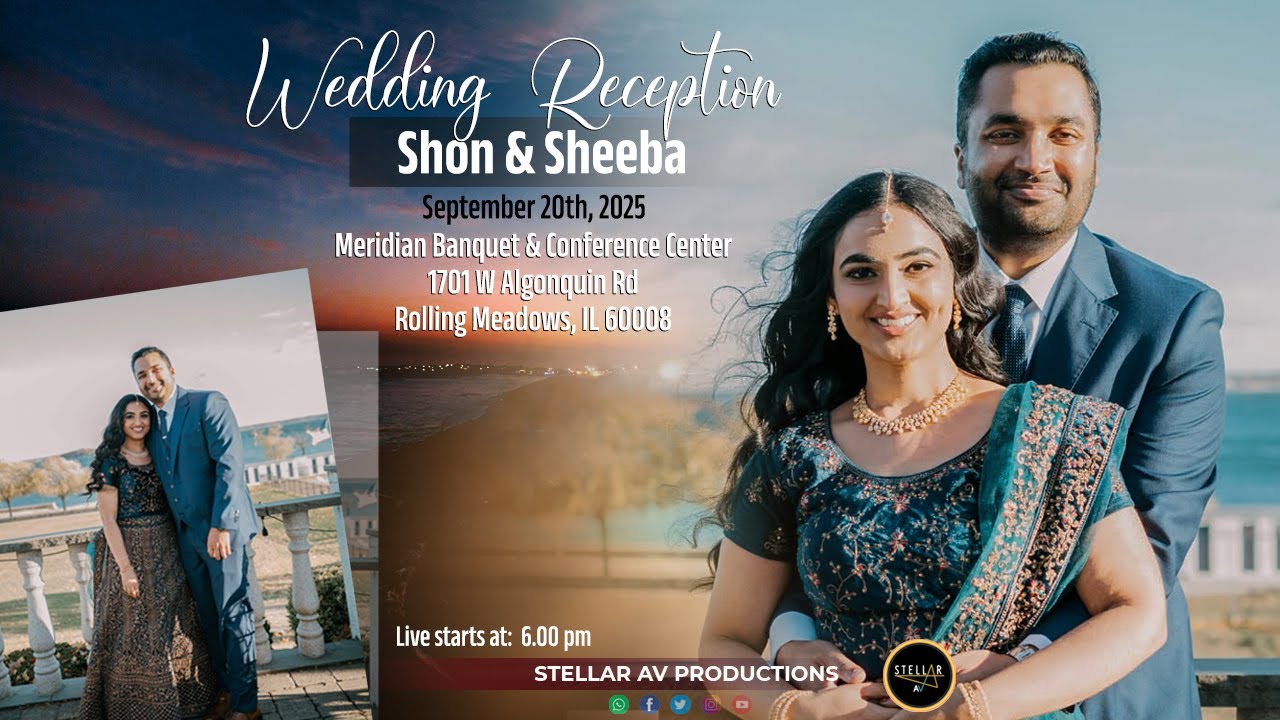 Shon & Sheeba | Wedding Reception - 09/20/2025