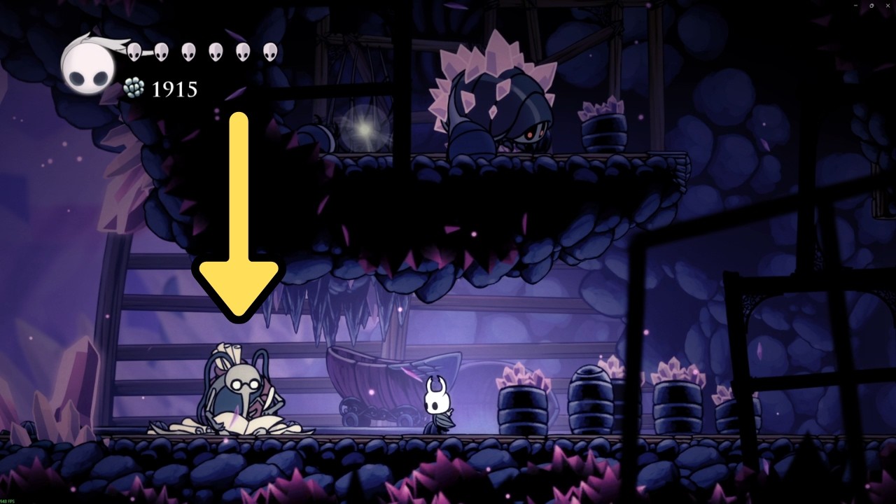 Crystal Peak Map Location | Hollow Knight