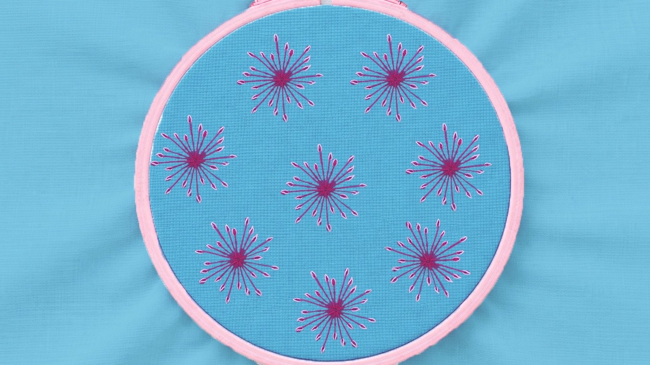 Graceful Embroidery Flower for Formal & Casual Dresses
