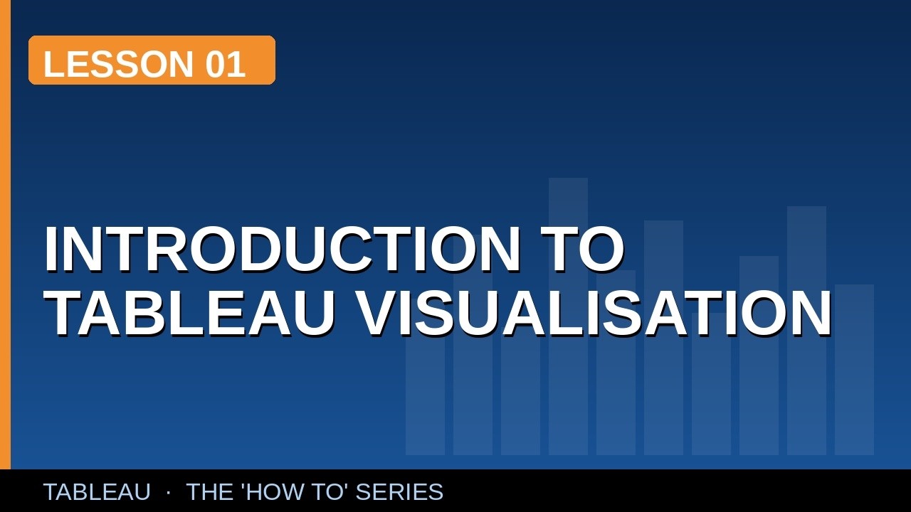 Introduction to Tableau Visualization