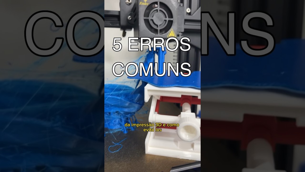 Principais erros na Impress&atilde;o 3D 🤯✅⚙️#impressao3d #impress&atilde;3d #impressora3d #3dwillcnc #stl