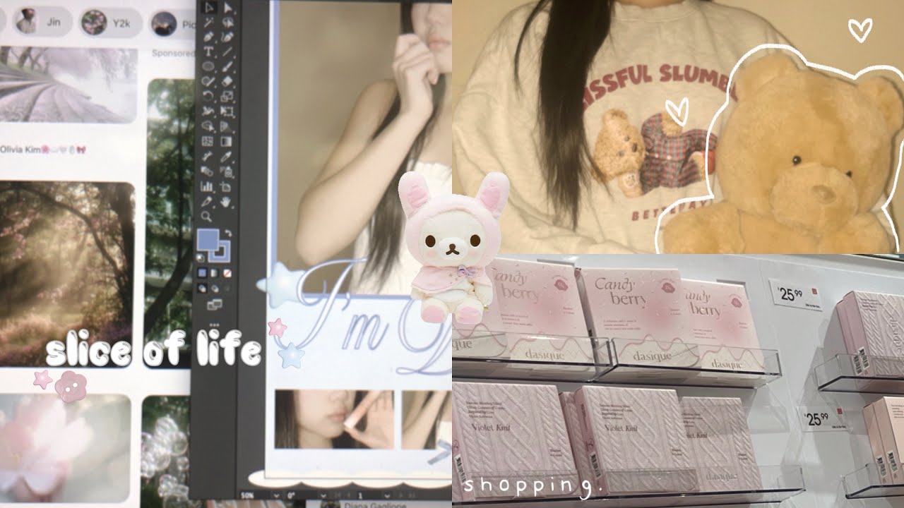 SLICE of LIFE 🧸: romanticizing life, shopping, quiet day, etc.