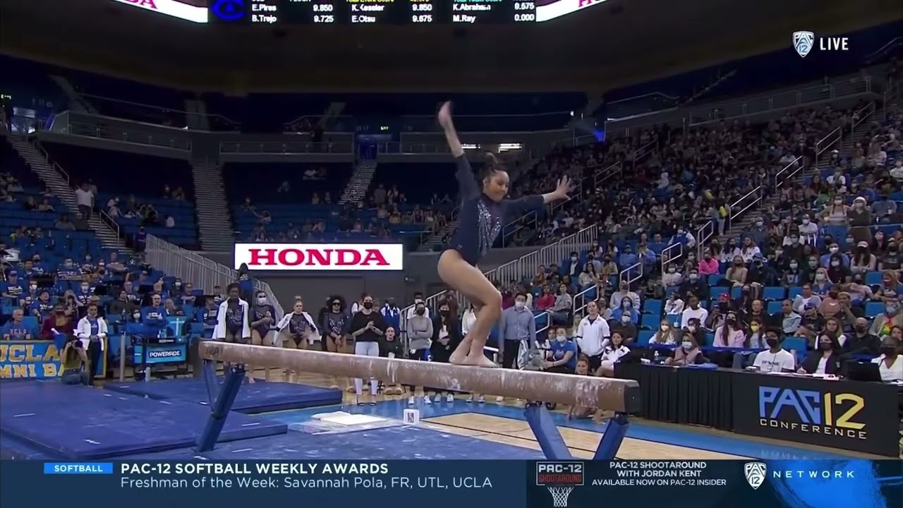 Emma Malabuyo Perfect Beam UCLA vs UC Davis 2022 10.000