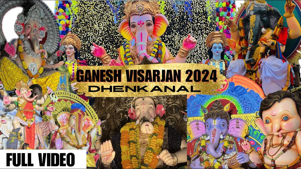 Dhenkanal Ganesh Visarjan 2024 | Full Video | Dhenkanal Times