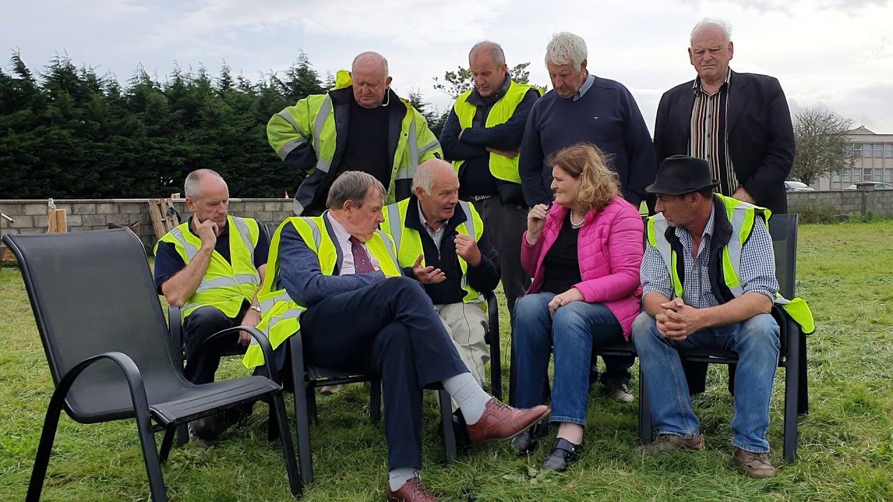 In conversation with farmers protesting outside Dawn Meats, Waterford
