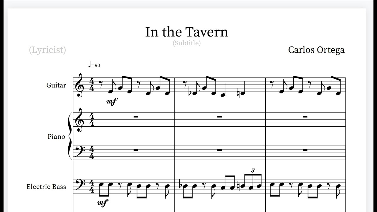 In The Tavern