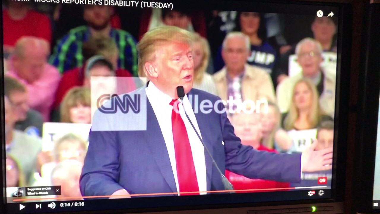 Trump Mocks a Disabled Reporter and Meryll Streep is angry about it...
