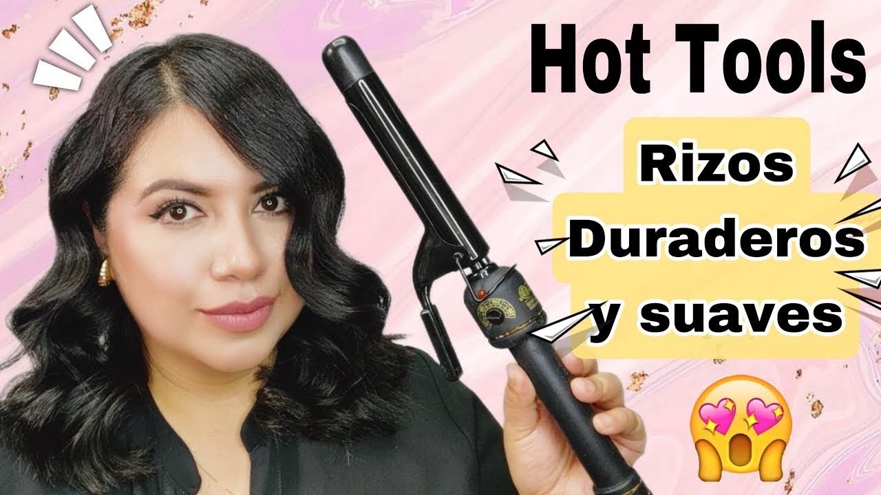 Rizadora de Cabello Hot Tools Black Gold, rizos duraderos | Kary Alonso