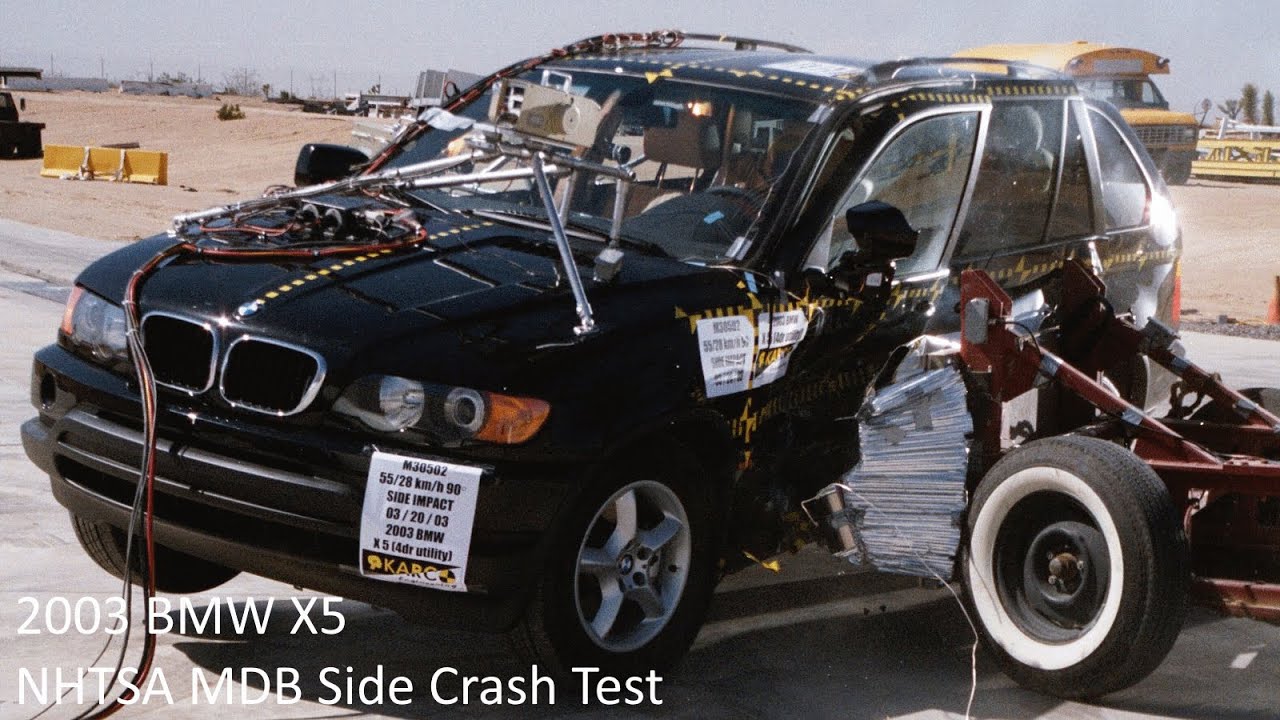 2000-2006 BMW X5 (E53) NHTSA MDB Side Crash Test