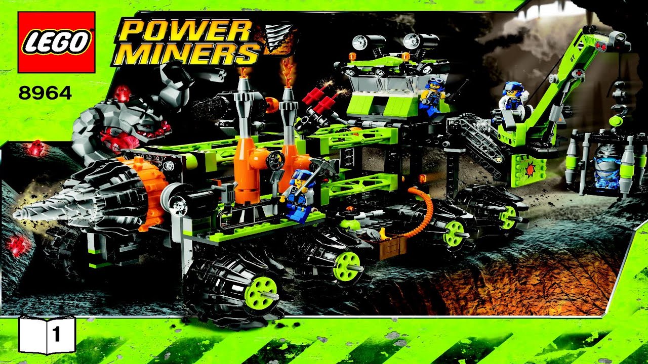 LEGO instructions - Power Miners - 8964 - Titanium Command Rig (Book 1)