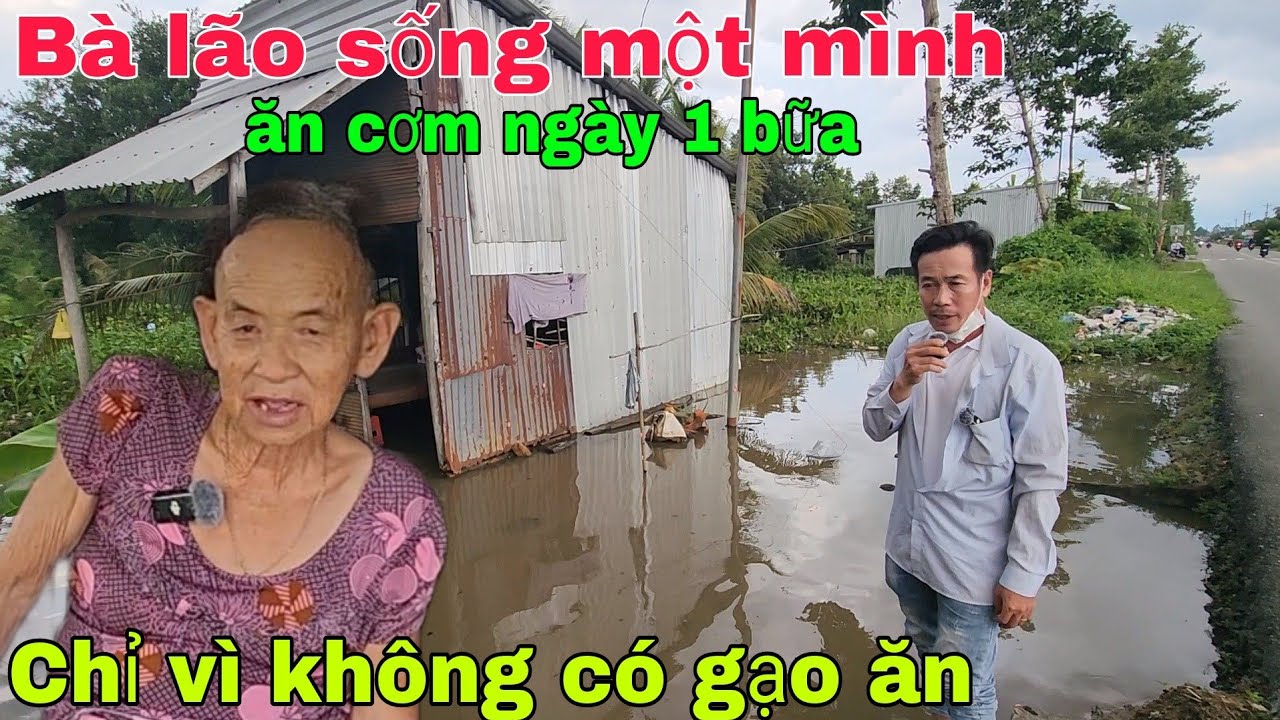 Bà lão bệnh tật sống một mình ăn cơm ngày một bữa vì đâu nên nỗi