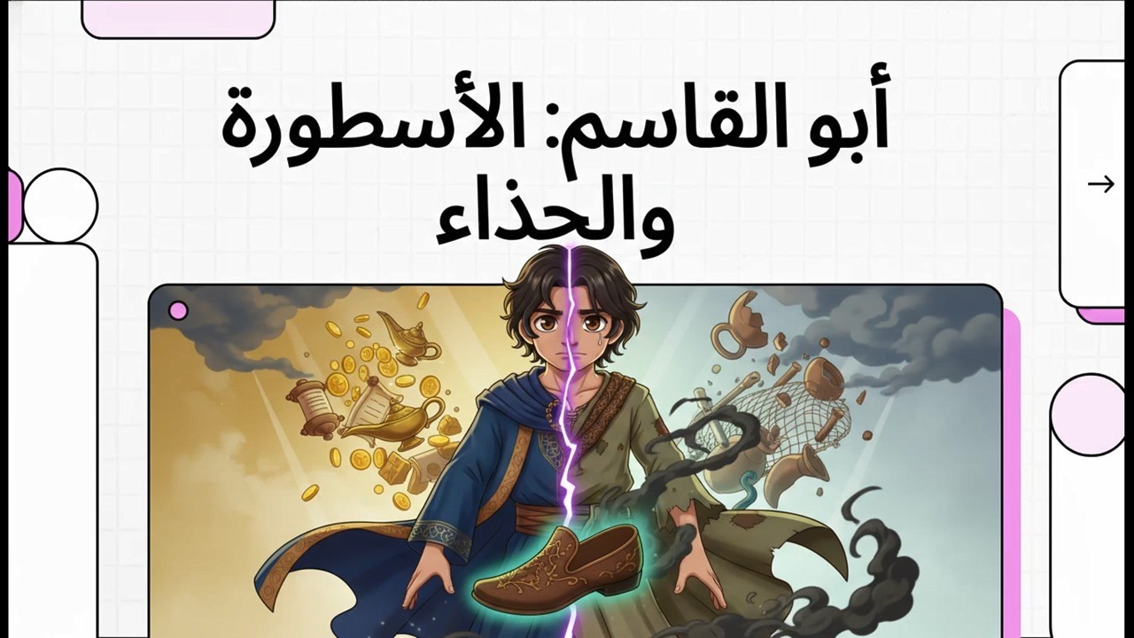 أبو القاسم  الأسطورة والحذاء