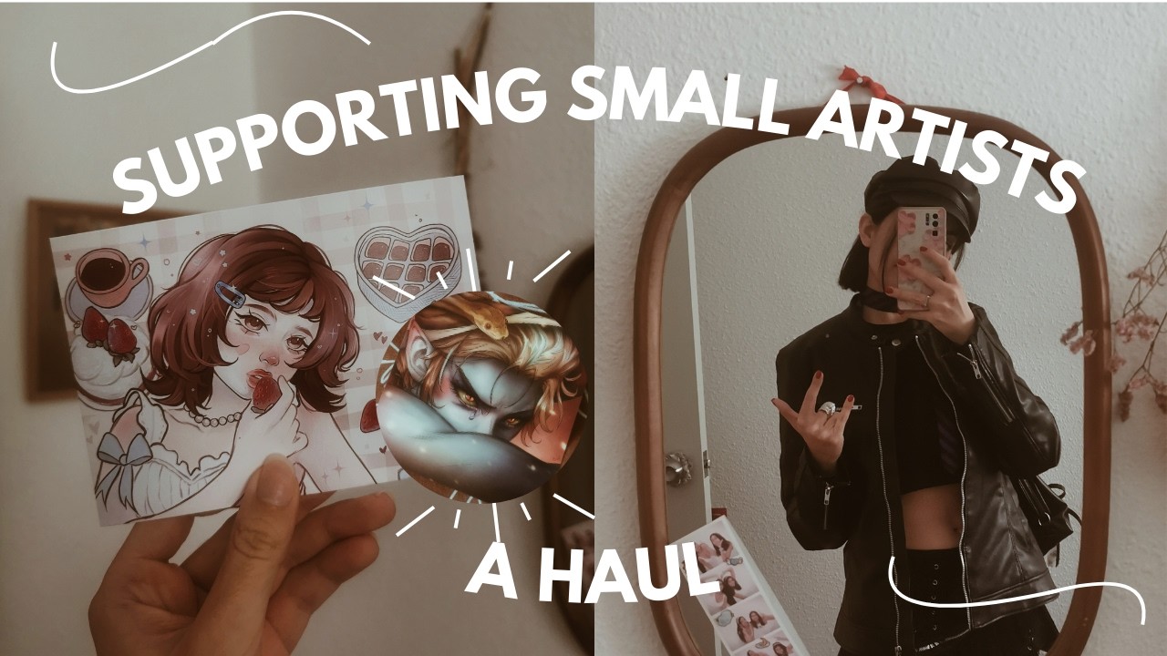 in a world full of ai let's support real artists: a haul