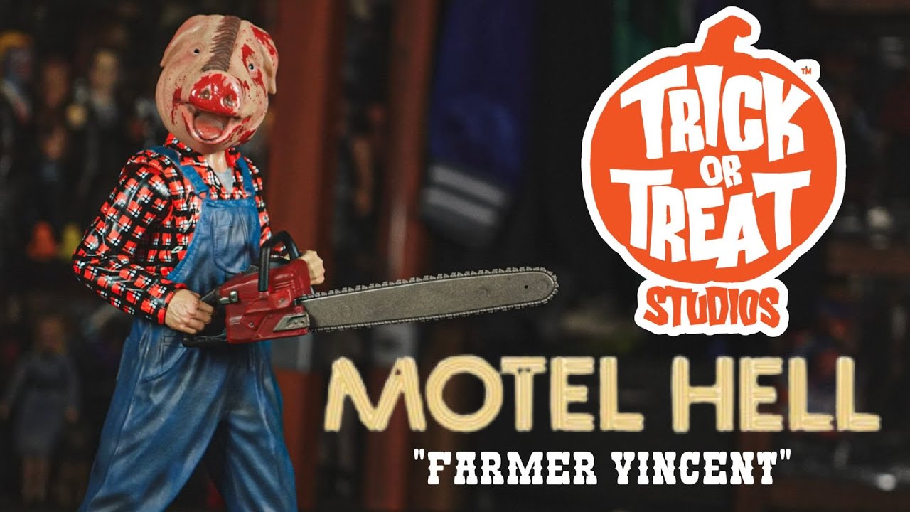 MOTEL HELL | FARMER VINCENT | TRICK OR TREAT STUDIOS | SCREAM GREATS | SERIES 1 | TOY REVIEW