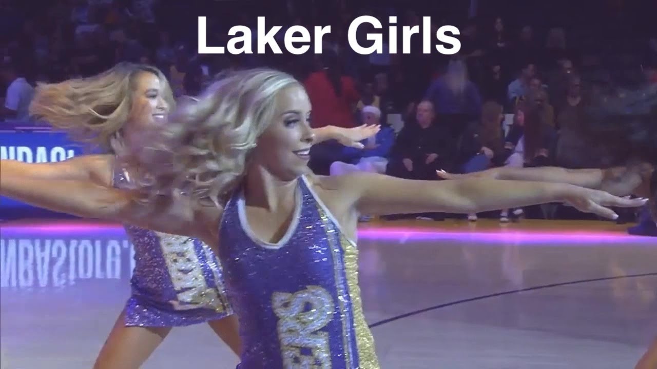 Laker Girls (Los Angeles Lakers Dancers) - NBA Dancers - 10/25/2019 Halftime dance performance