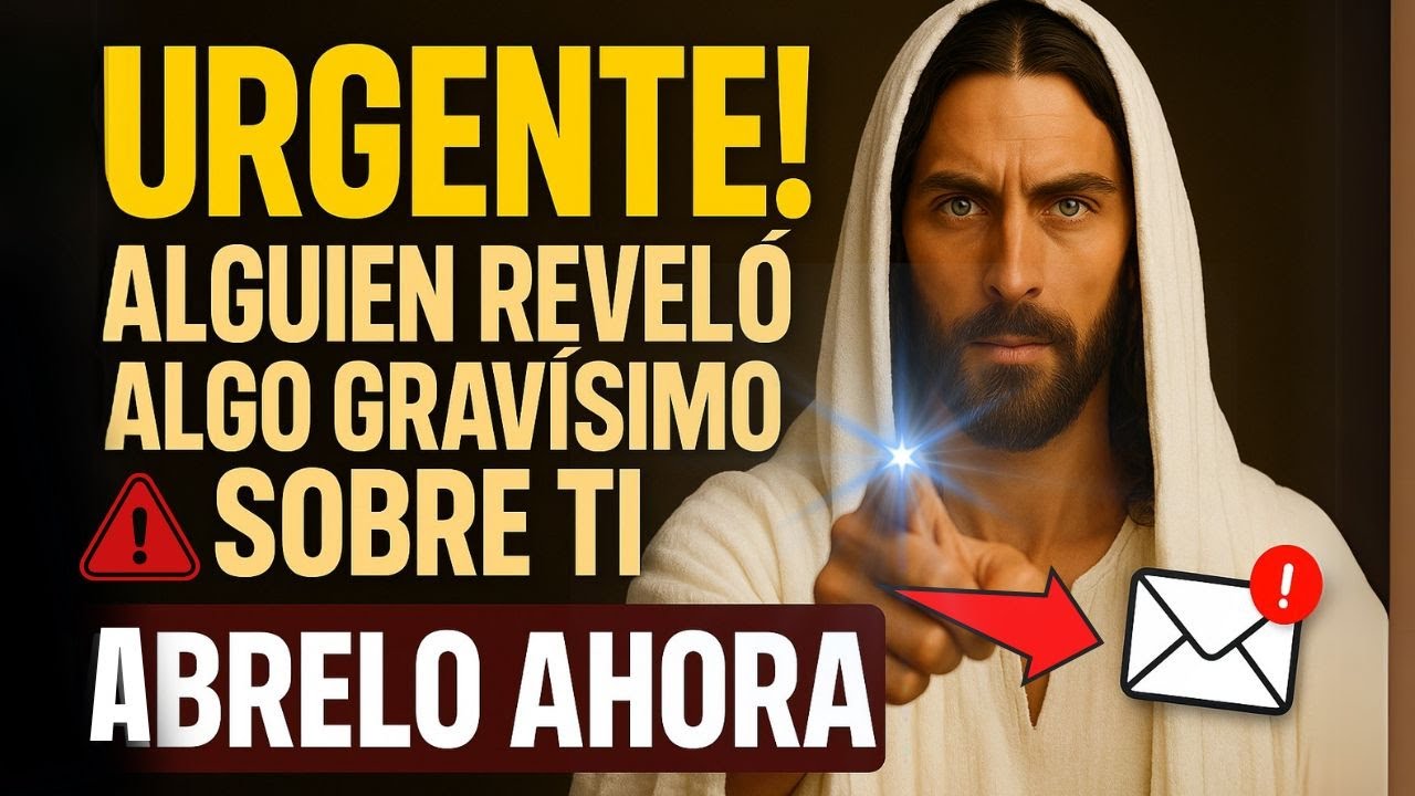 ¡URGENTE! ALGUIEN REVELÓ ALGO GRAVÍSIMO SOBRE TI, ¡ÁBRELO AHORA!