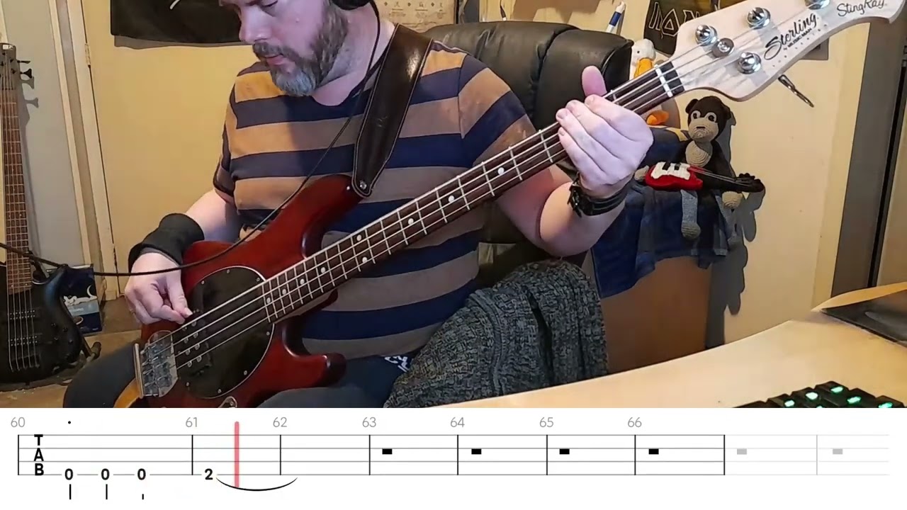 Nightwish - Nemo (Bass Cover w/ Bass Tabs)