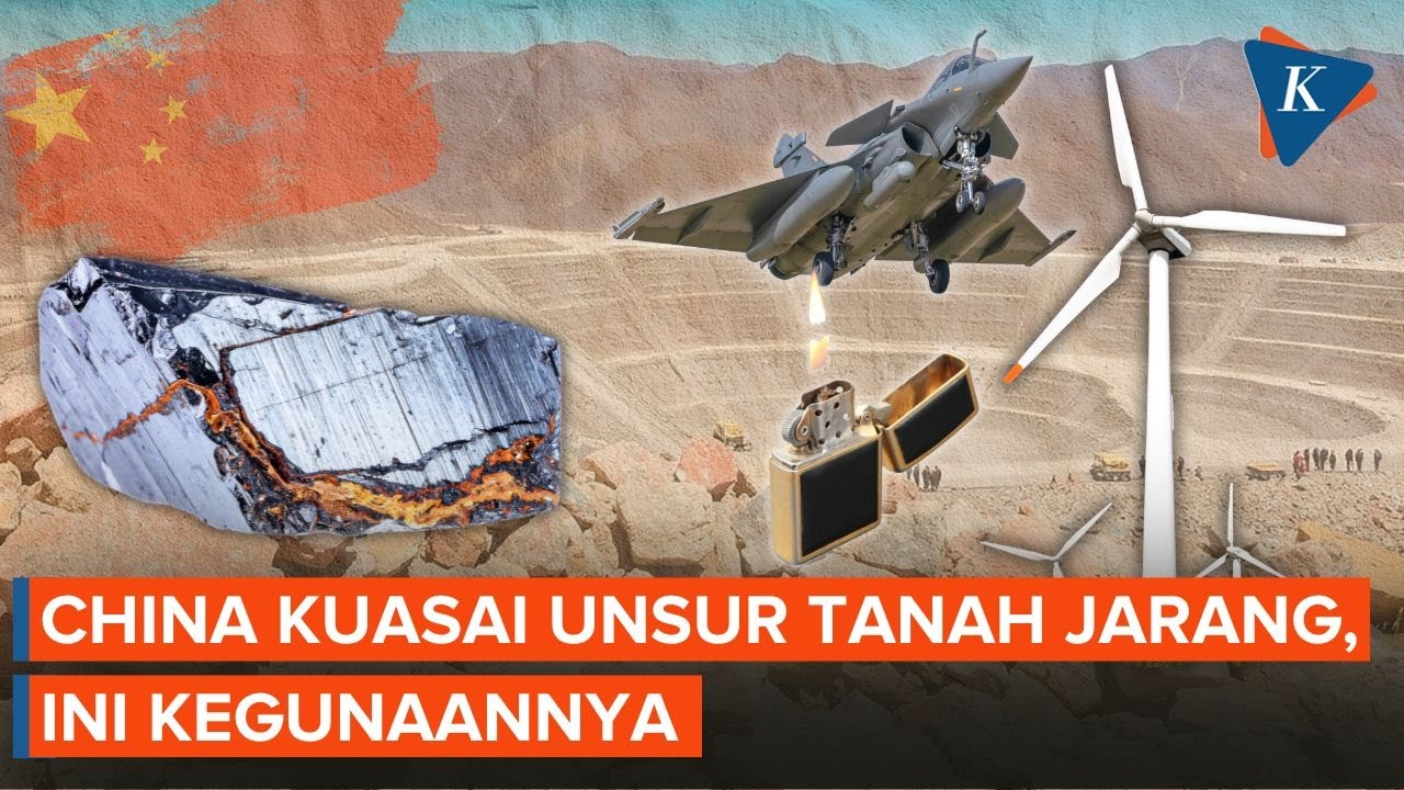 Produksinya Didominasi China, Apa Kegunaan Unsur Tanah Jarang?