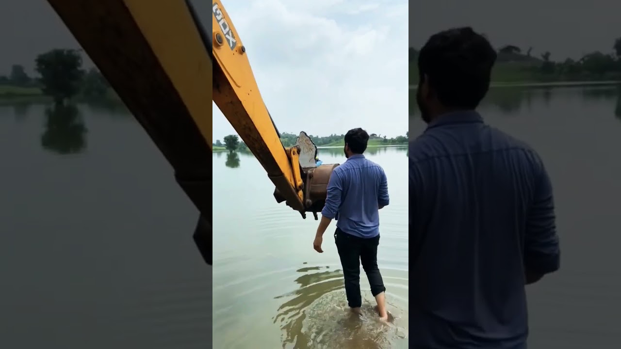 JCb 3dx Visarjan #shorts #jcb #tractor #ganpati #ganesh #hindu #indianarmy