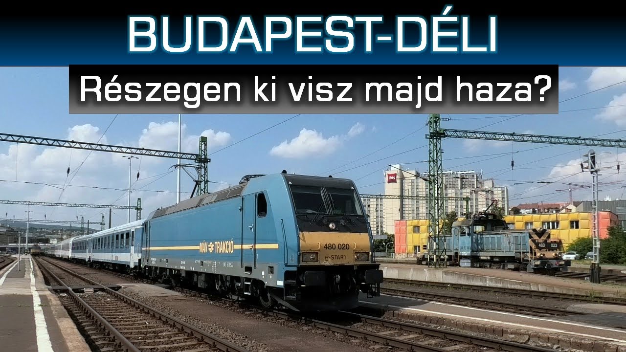 Itt a főszezon, irány a  BALATON! Vonatok Budapest-Déli pályaudvaron 2023