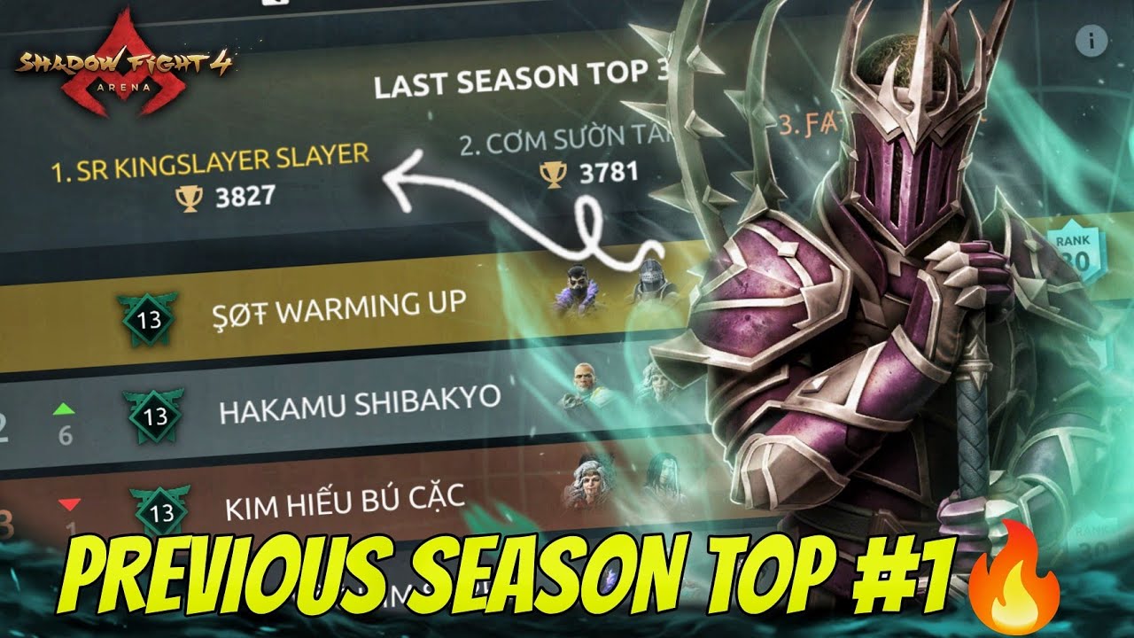 Facing Last Season's #1! 🔥 *TOP LB SHOWDOWN* 👀 | Shadow Fight 4: Arena