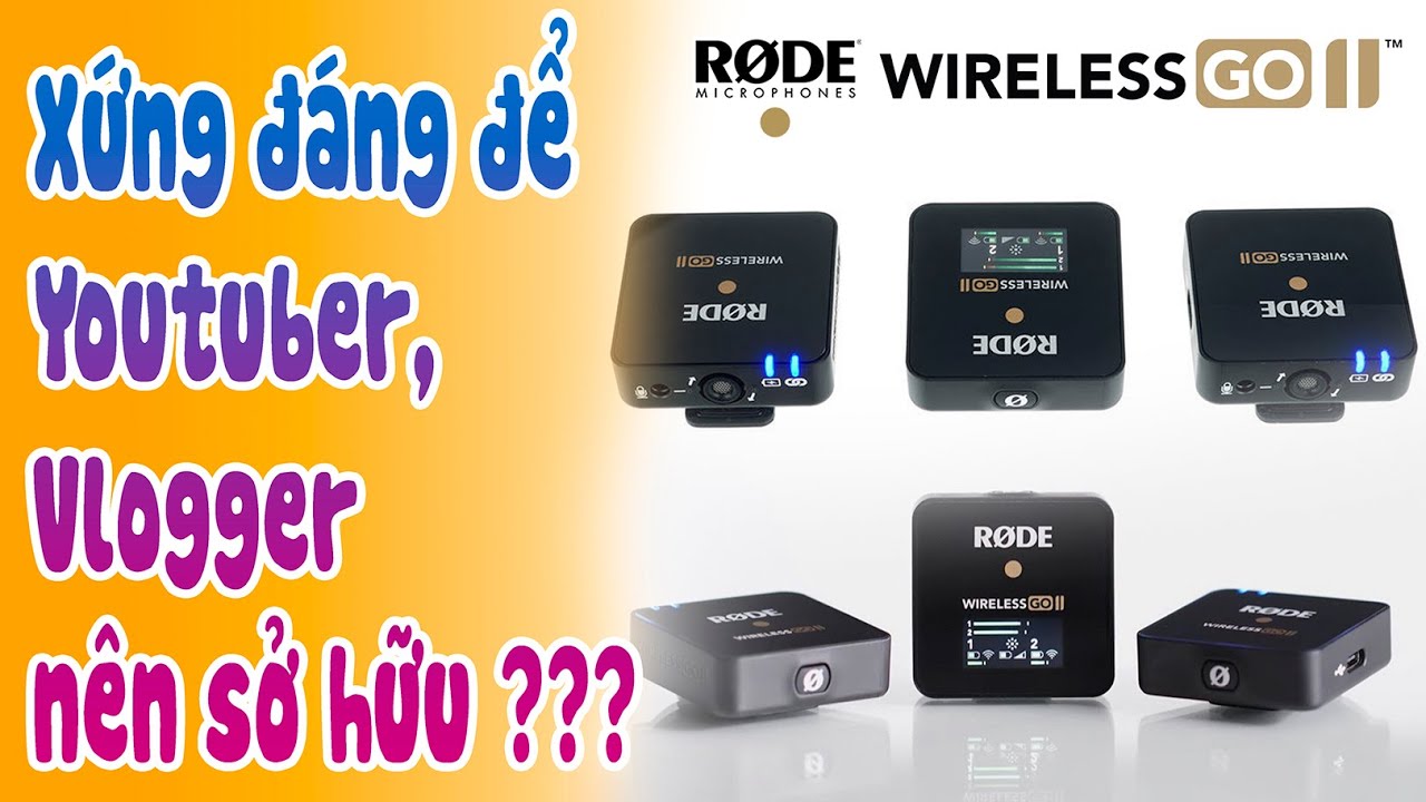 Unboxing - Micro Không Dây Mới Nhất Của Rode Wireless Go 2 -  || Binh Nguyen Channel