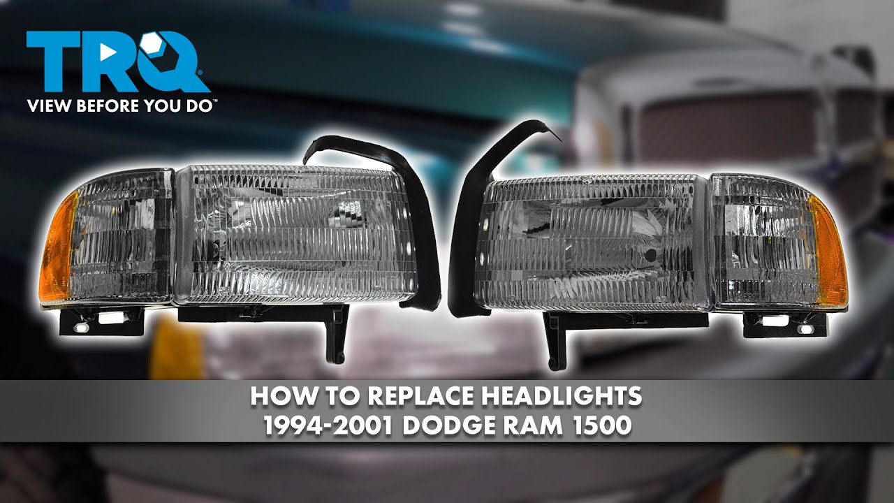 Как заменить фары на Dodge Ram 1500 1994-2001 годов