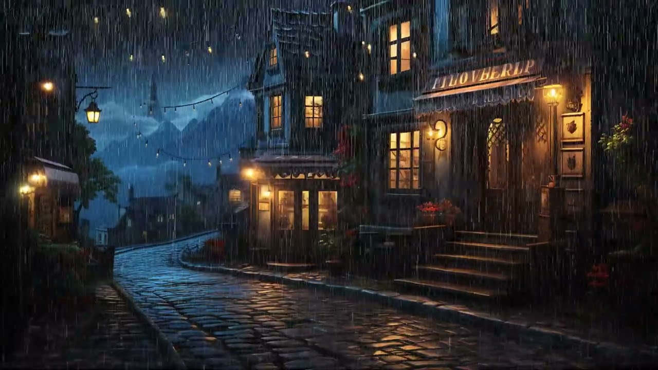 Arsm Sound Of Heavy Rain On The Street | Relaxing Natural Sounds Every Day