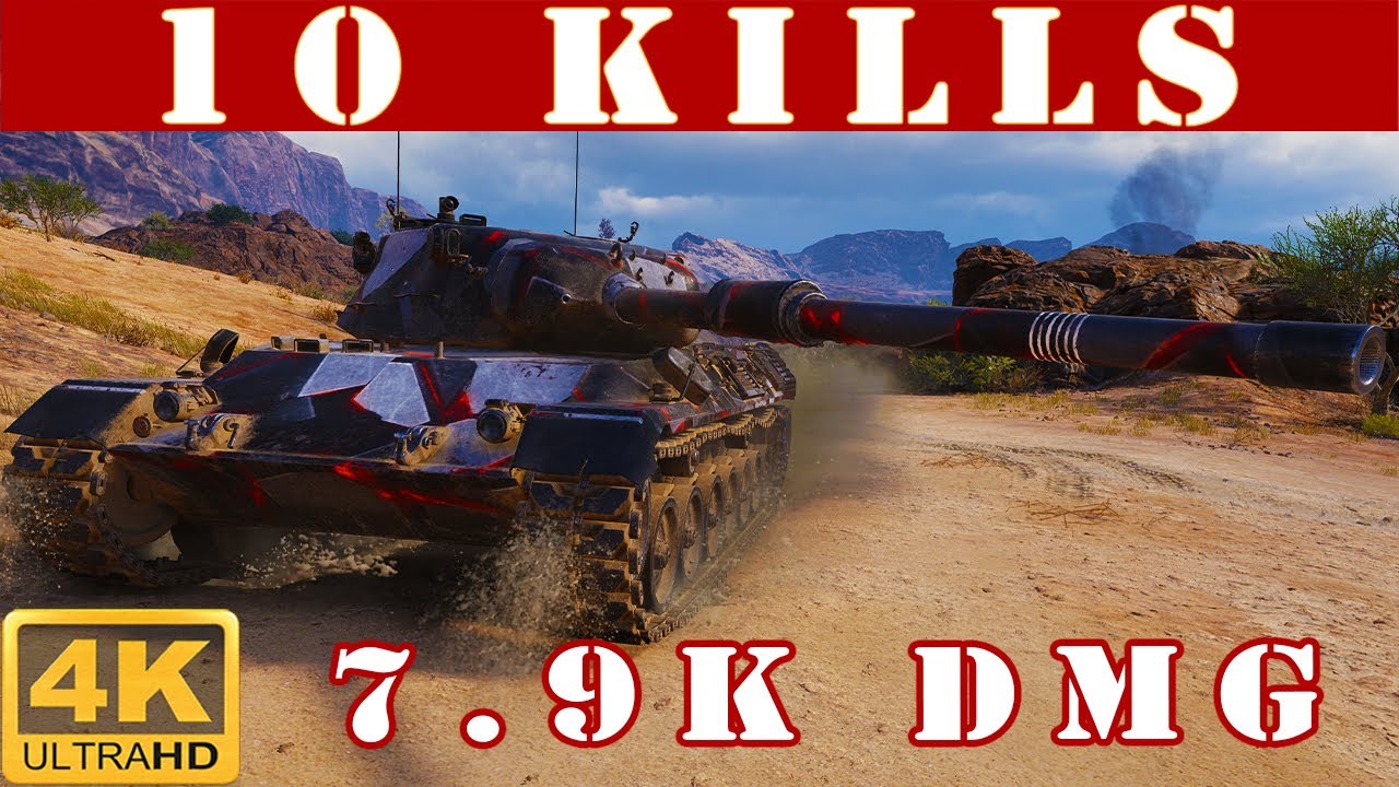 ✔️ Leopard 1 WoT ◼️ 10 Kills • 7.9K Damage ◼️ WoT Replays gameplay