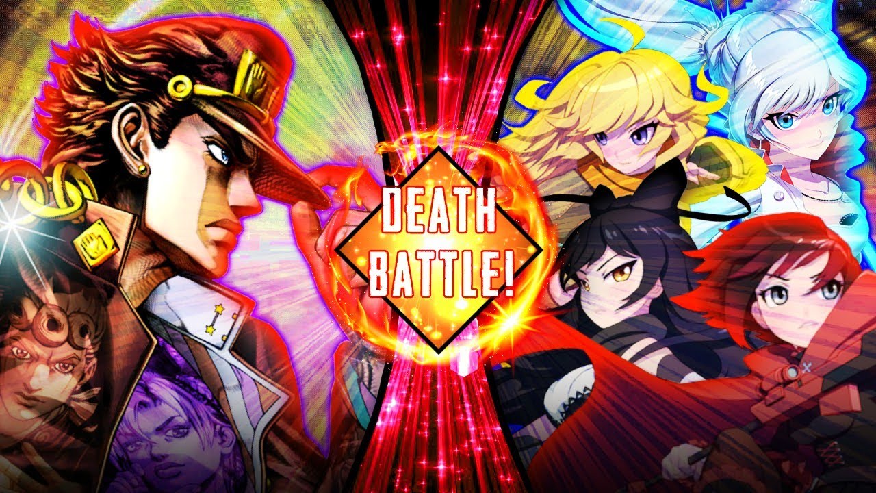mugen jotaro kujo vs ruby/weiss/blake/yang
