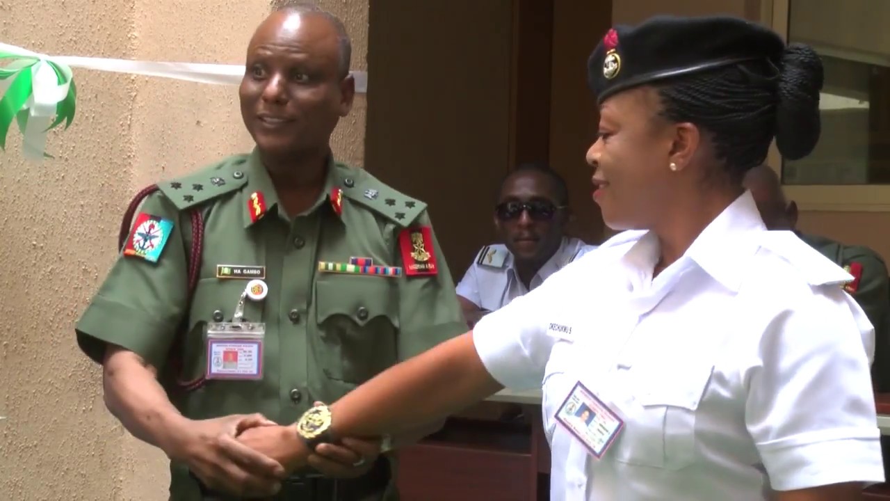 Armed Forces Radio 107.7fm Abuja decorates newly promoted Naval ratings; By Captain HS Abdullahi.