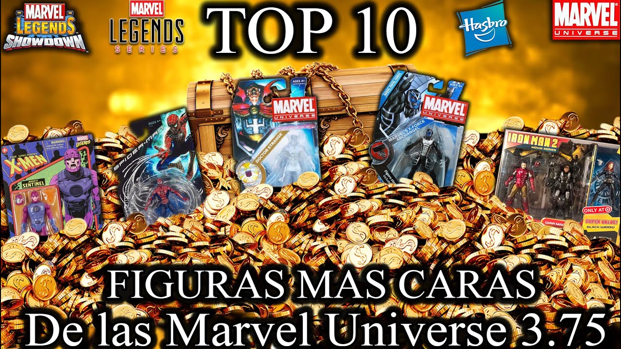 TOP 10 FIGURAS MAS CARAS COSTOSAS DE MARVEL UNIVERSE FIGURAS 3.75 ESCALA 1:18 #top10 #blister #sdcc