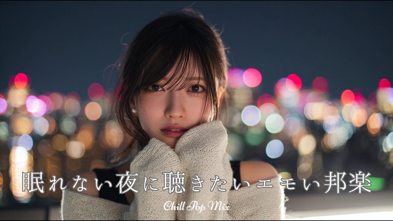 【邦楽 playlist】眠れない夜に聴きたい♪エモいチルポップ｜チルポップ｜女性ボーカル｜チルタイム／リラックス／ストレス解消／作業用BGM