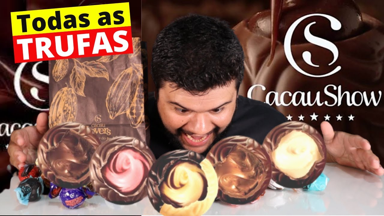 Provei Todas as Trufas da CACAU SHOW