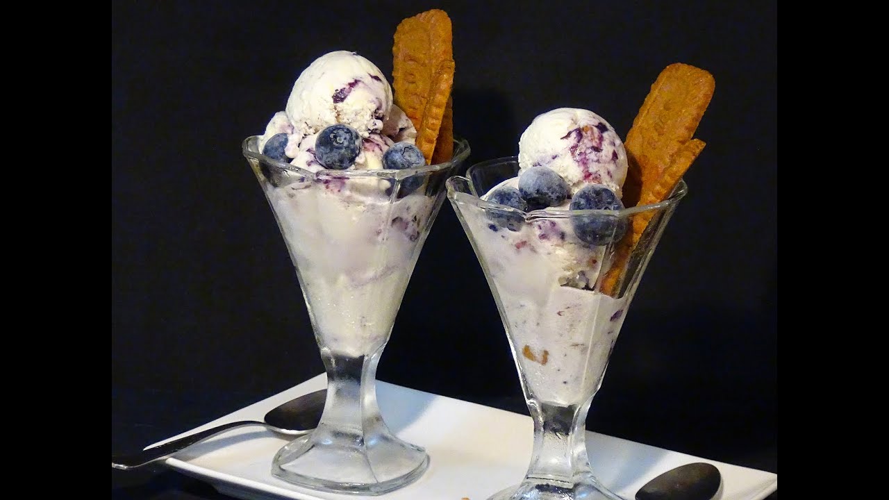 Helado de queso con arándanos - La Cocina de Loli Domínguez - Loli Domínguez