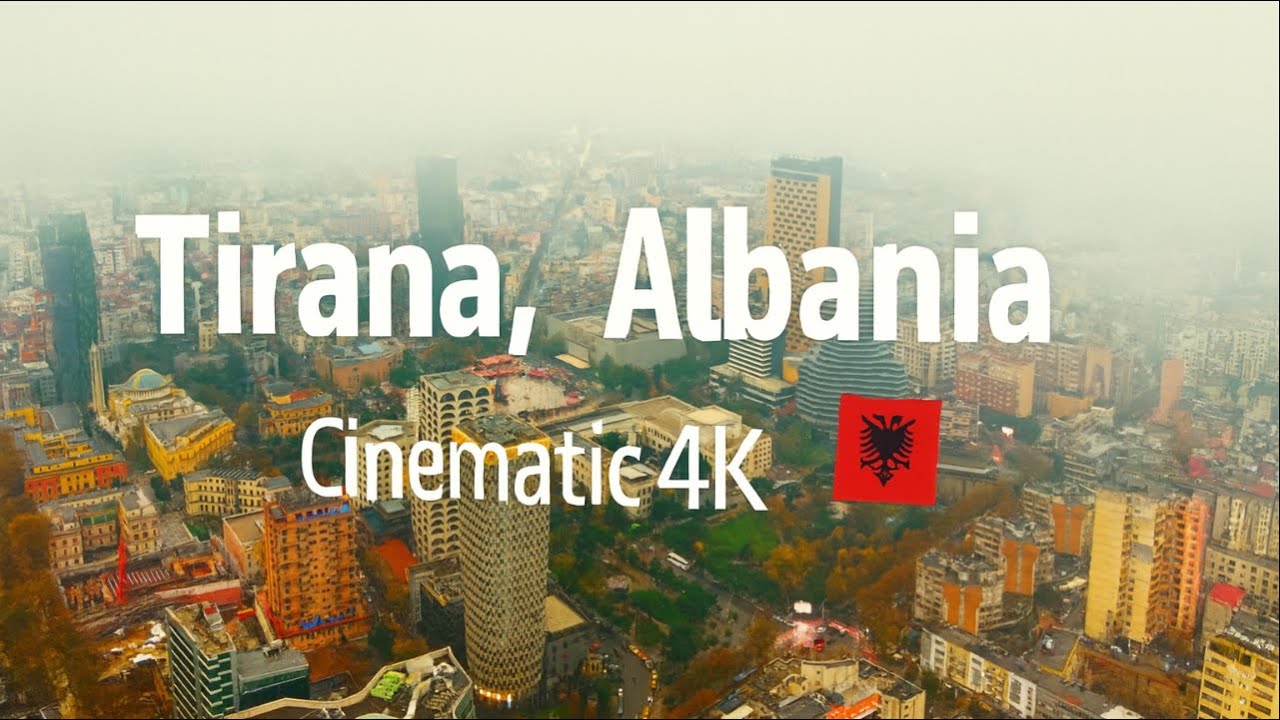 Tirana Albania 🇦🇱 | Cinematic 4K Drone Footage