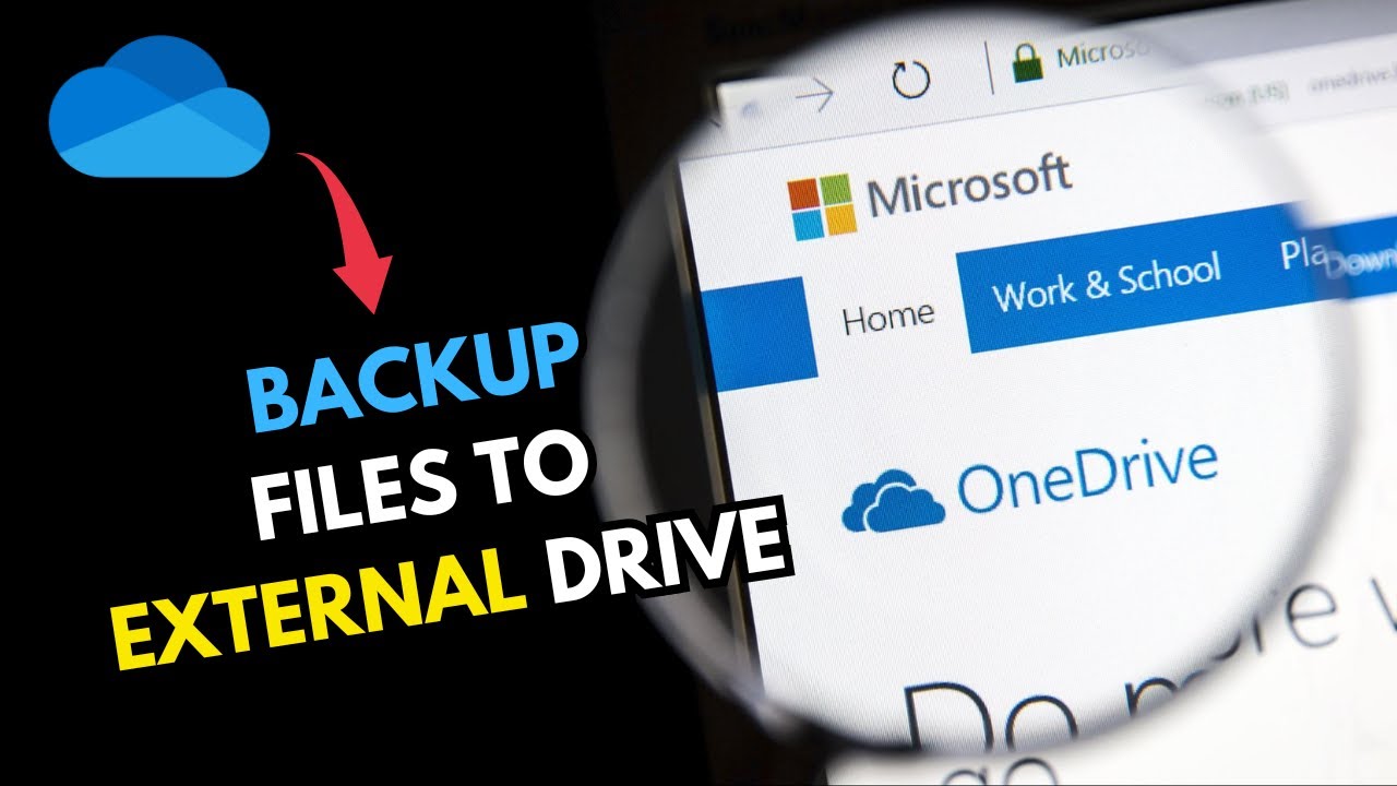 How to Backup One Drive Files to External Hard Drive 2025?