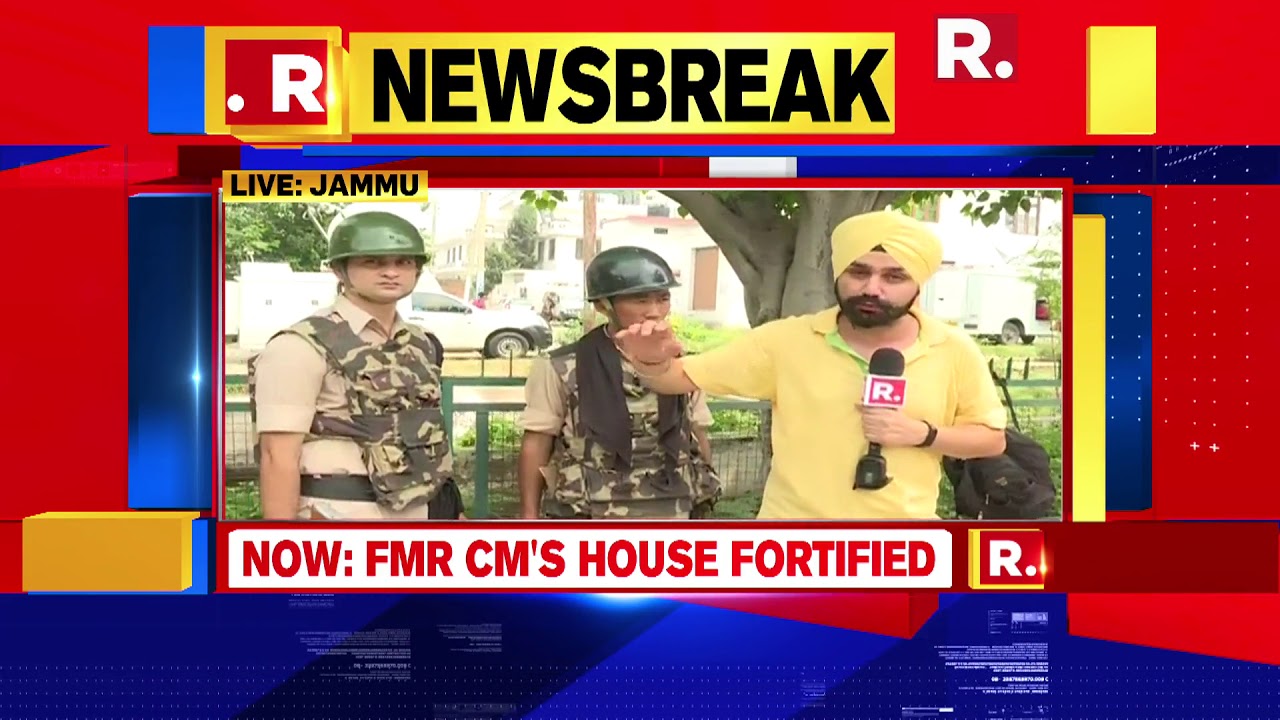 Intruder Entering In Former J&K CM's Residence Was Shot Dead
