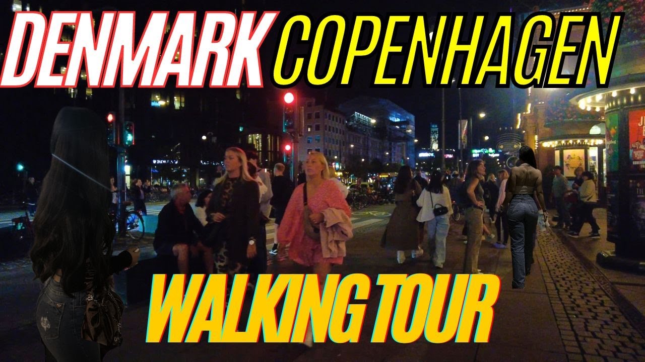 Copenhagen Nightlife 2023 | BUSY NIGHT Danish Girls 4k|Walking Tour Copenhagen Denmark