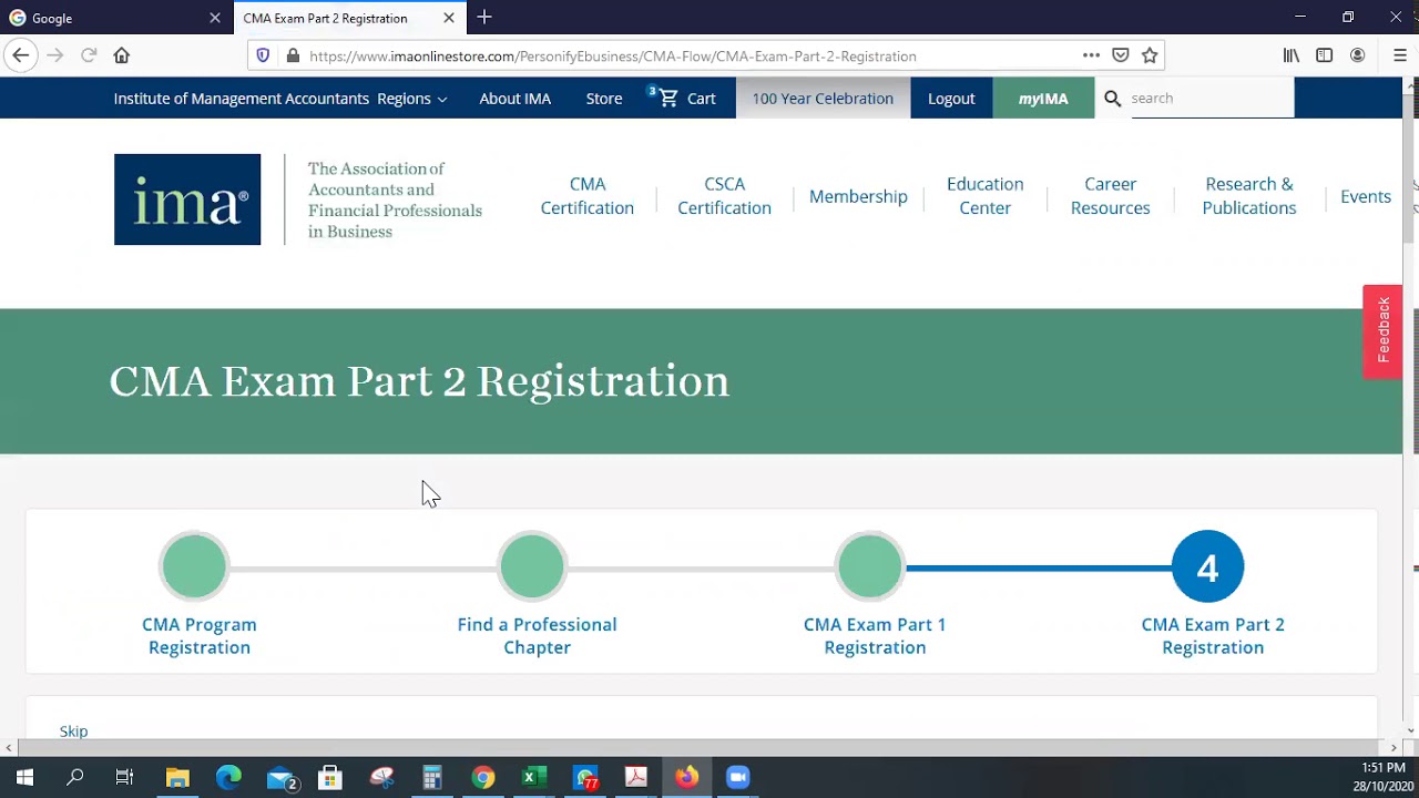 How to Register for CMA Exam