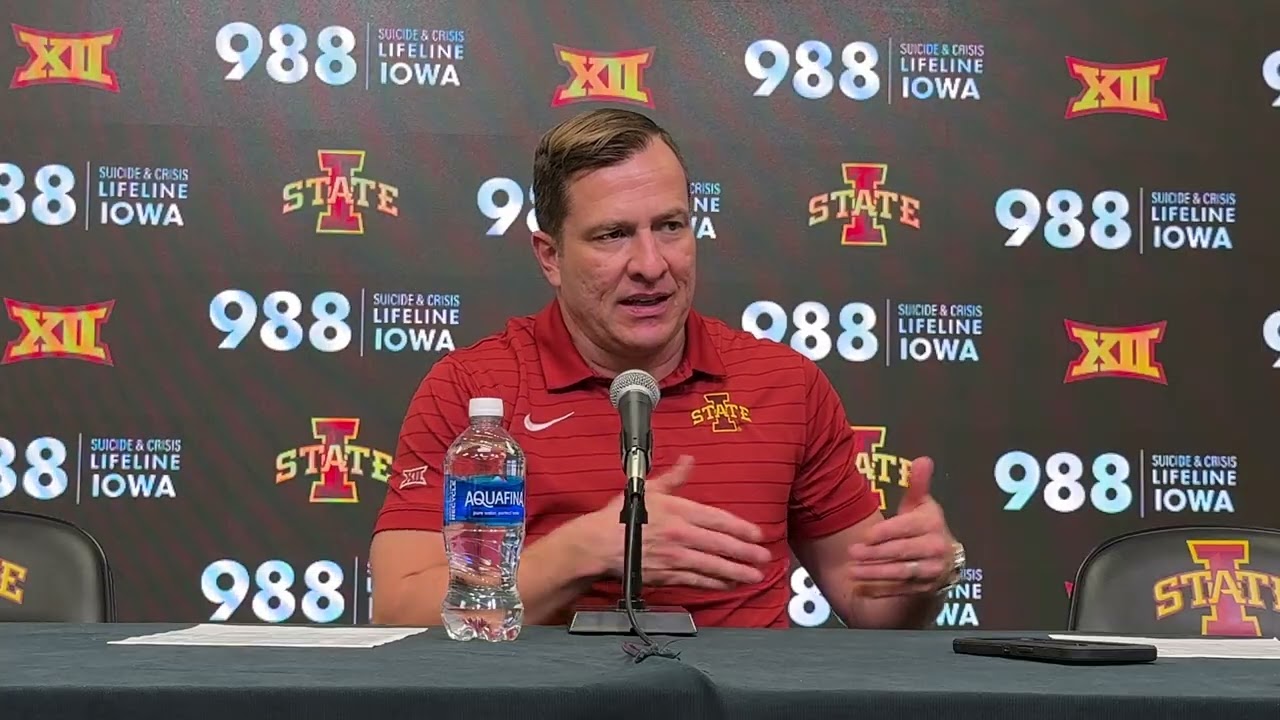 T.J. Otzelberger post Arizona State win press conference