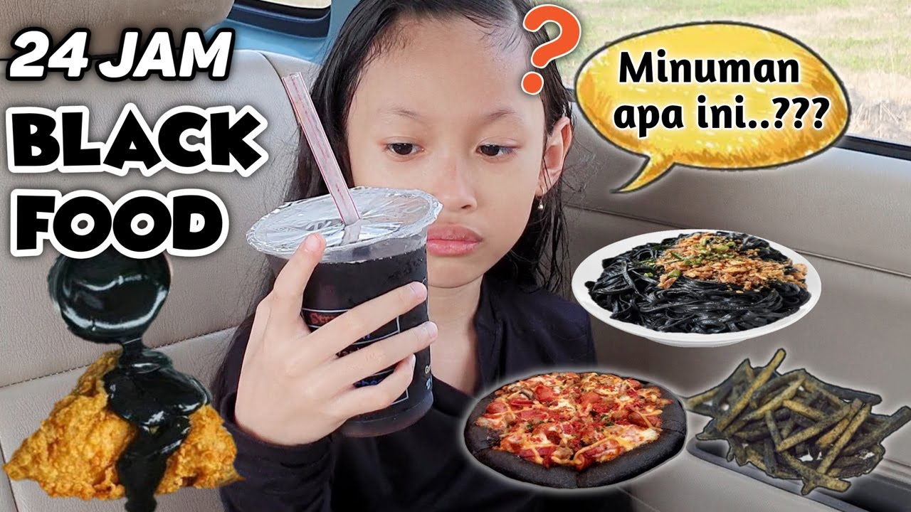 24 Jam Makan Warna Hitam ♥﻿ Hmmm... Richeese Black Aqilla | Aqilla's Diary