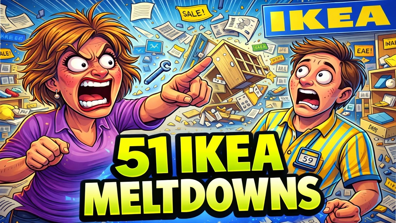 51 жалоба на магазин IKEA, порожденная бредовыми идеями Карен, которая разрушила выставочный зал.