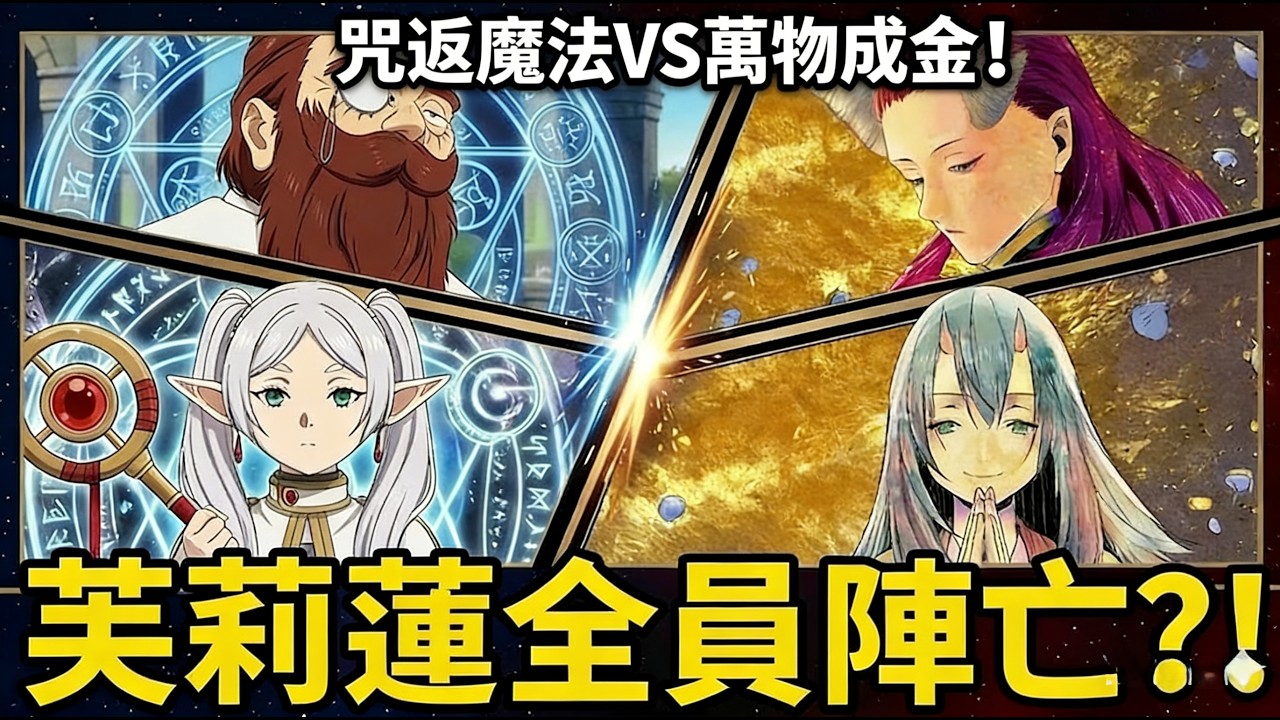 咒返魔法VS萬物成金！第二季最終BOSS馬哈特身死真相！幕後黑手索莉緹爾現身！鄧肯的宿命復仇，跨越半世紀的師徒虐殺！#葬送的芙莉蓮 #動漫 #動漫解說