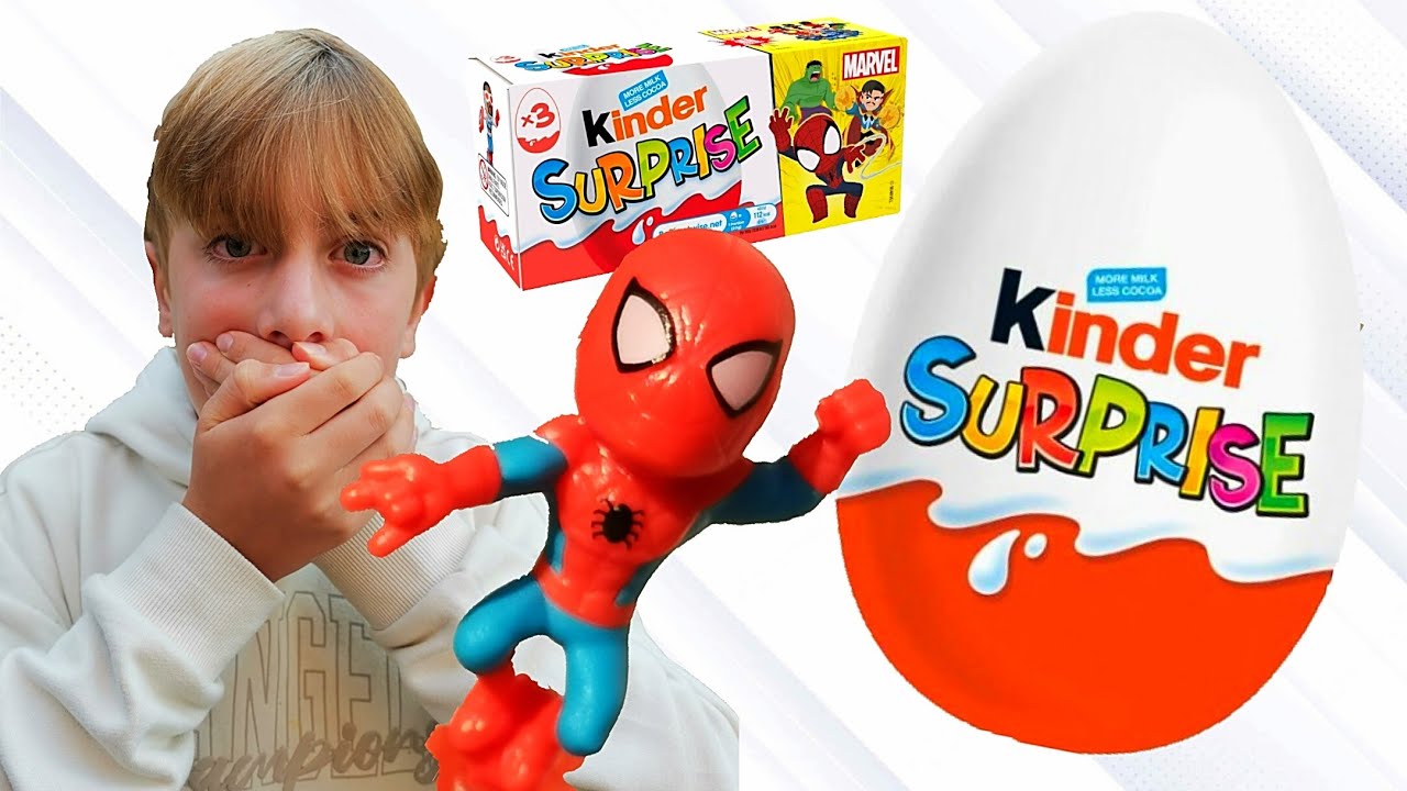 ULTIMATE Kinder Surprise Egg Marvel Super Heroes 9 Egg Opening| 2025