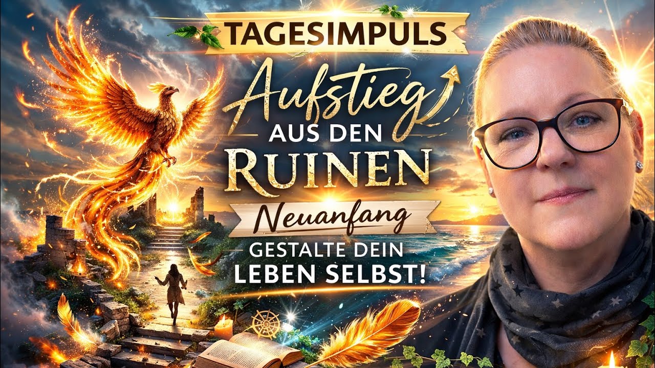 Tagesimpuls: Ein Neuanfang! Du steigst auf🐦‍🔥 und gestaltest dein Leben selbst. 